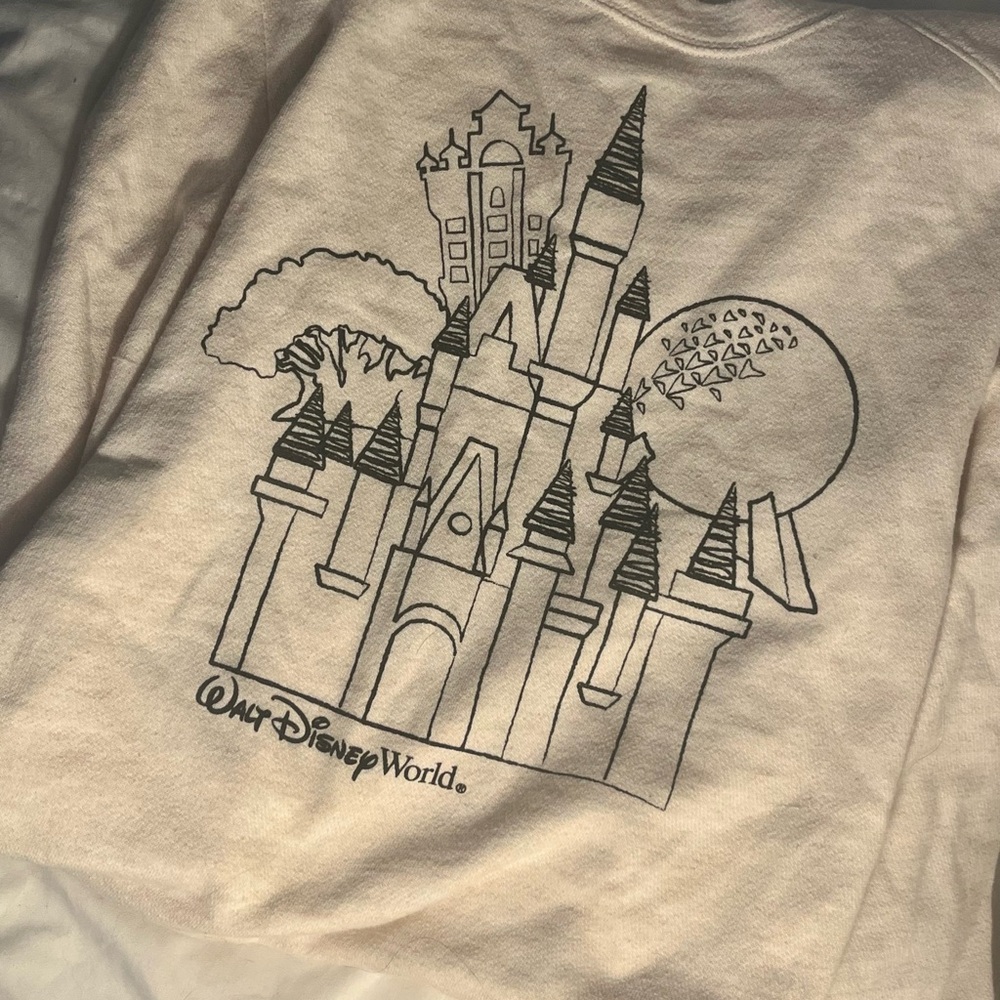 Disney World Cream Crewneck